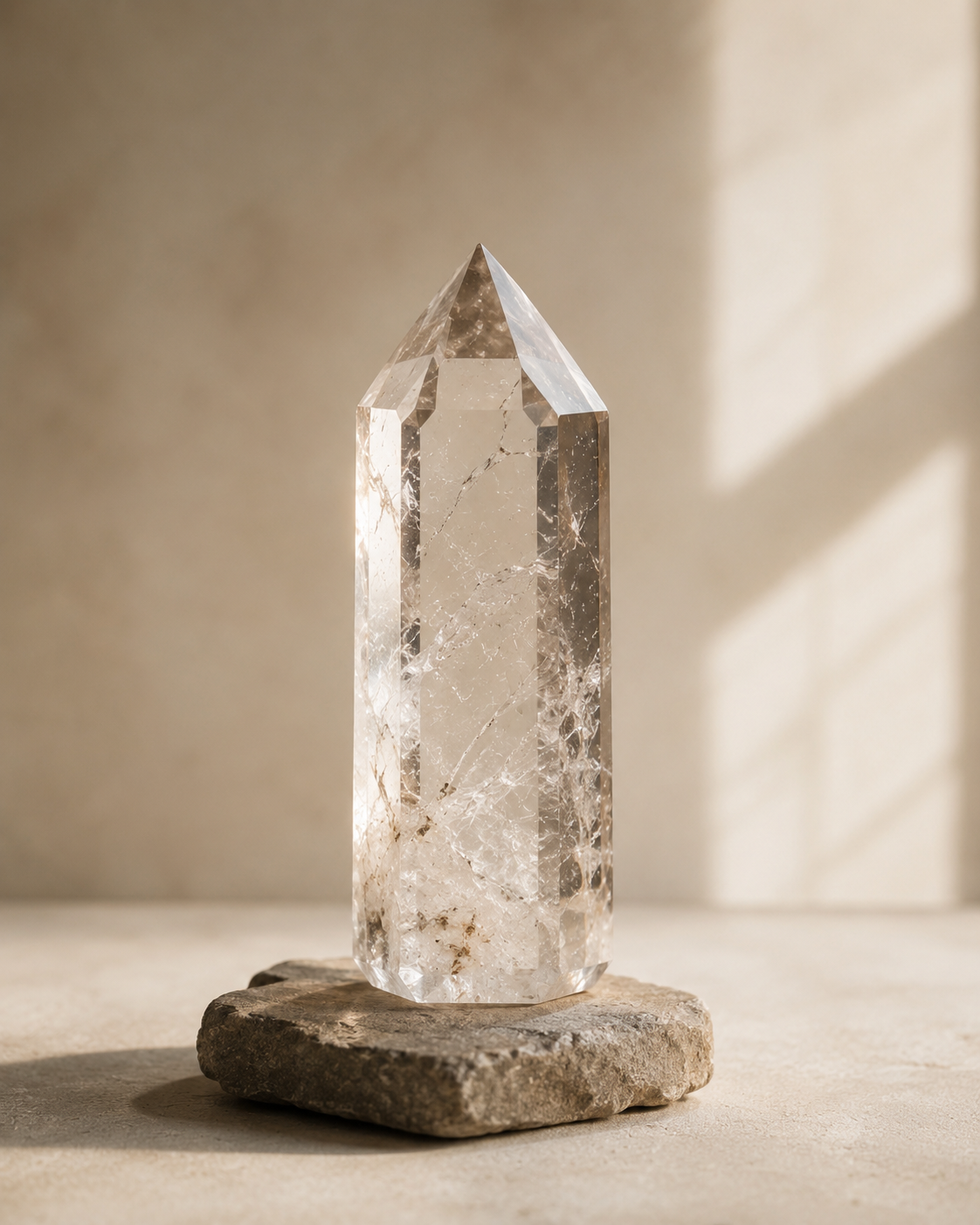 Clear Quartz Point crystal