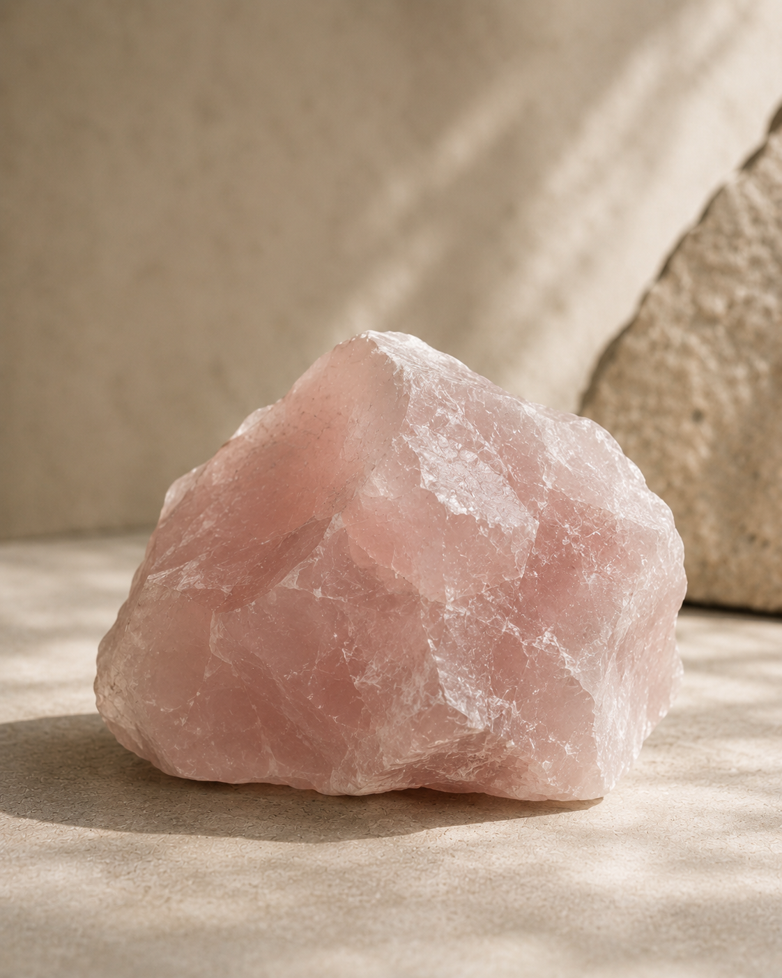 Rose Quartz crystal
